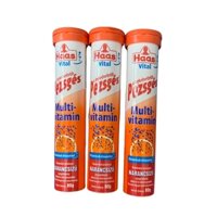 Sủi Multi vitamin Haas Vital Pezsges Hungari Tuýp 20 viên