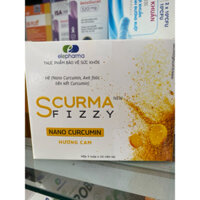 Sủi nghệ Nano Curcumin Scurma Fizzy (hộp 2tube x10 viên) hỗ trợ dạ dày scumar fizzy
