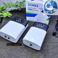 Sủi Oxy Tích Điện Siêu Êm SoBo SB168 1 Vòi Và SB268 , SB 468 2 Vòi, Máy Sủi Oxy Cho Bể Cá Cảnh Siêu Tốt