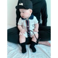 Suit body polo kèm mũ bé trai