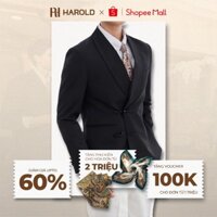 Suit Jacket Nam Cao Cấp Harold HongKong Style - Áo Vest Đi Làm, Đi Tiệc Sang Trọng, Chống Nhăn, Độ Bền Cao