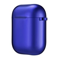 Suitable for airpods1  2 generation electroplated TPU headset cover - Blue