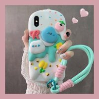 Suitable for Apple XR Phone Case Iphone8plus Ice Cream 7 Expression 6S Three-Dimensional Xsmax Creative SE2 Fun Female i0LJ