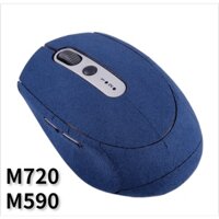 Suitable for Logitech M720 mouse anti-slip stickers M590 sweat-absorbing and wear-resistant all-inclusive protection Alcantara material film