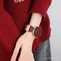Suitable for OPPO Watch New Year Red Loop Braided Magnetic Strap