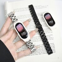 Suitable for Xiaomi Band 9/8 metal strap, Smart Sport Xiaomi SmartBand 9 ceramic version wristband
