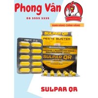 SULPAR QR POWDER ( BATTLECOCK ) ĐẶC TRI CẦU TRÙNG VÀ CÁC BỆNH TIÊU CHẢY PHÂN XẤU (  hộp 10 vỉ )