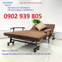SUMIKA 339 Giường nệm xếp gọn kiểu dáng Hàn Quốc Nệm 7cm mở rộng 192 x 90 x 35cm có túi đựng sách