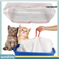 [Sun] 10 Cái Túi đựng rác cho mèo Tiện lợi Hộp đựng rác vệ sinh cho mèo Lớp lót Dễ dàng làm sạch Thiết thực Túi vệ sinh cho mèo Đồ dùng cho thú cưng