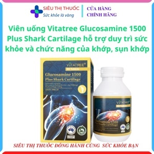 Sụn cá mập Vitatree Shark Cartilage 1000mg hộp 200 viên