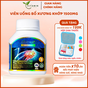Sụn cá mập Vitatree Shark Cartilage 1000mg hộp 100 viên