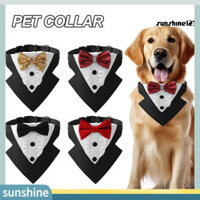 [Sun] Cổ Thú Cưng Đính Kim Sa Lấp Lánh Nơ Chó Bandana Cổ Có Thể Điều Chỉnh Thoải Mái Mèo Tam Giác Khăn Cho Trang Trí Tiệc