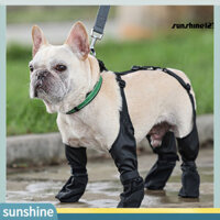 [Sun] Giày Thú Cưng Có Thể Điều Chỉnh Chống Thấm Nước Thoải Mái Giày Cho Chó Chống Trơn Trượt Paw Bảo Vệ Với Băng Buộc Đồ Dùng Cho Thú Cưng