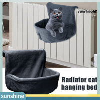 [Sun] Giường tản nhiệt cho mèo Giường treo mèo sang trọng có khung kim loại chắc chắn Giỏ mùa đông cho thú cưng Võng Móc tản nhiệt Onto cho mèo Lên đến 30kg