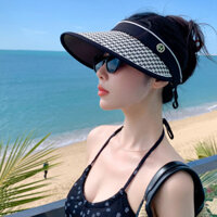 Sun Protection Hat Children's Summer Travel Beach Sun-Proof Topless HatUVStraw Outdoor UV-Proof Big Brim Sun Hat/fs/