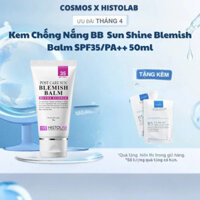 Sun Shine Blemish Balm SPF35 PA++ – Kem chống nắng dạng nền BB – Mầu tím