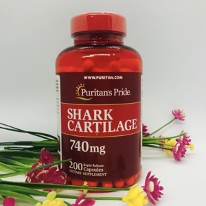 Sụn vi cá mập Shark Cartilage Mỹ 740mg, hộp 200 viên