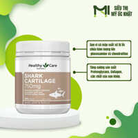 Sụn vi cá mâp Healthy Care Shark Cartilage 750mg hỗ trợ khớp lọ 200 viên