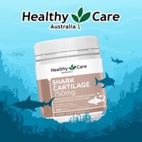 Sụn vi cá mập hỗ trợ đau nhức xương khớp Healthy Care Shark Cartilage 750mg 200 viên quatangme