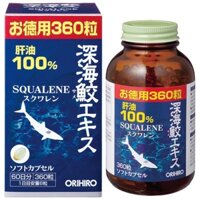 Sụn vi cá mập ORIHIRO SQUALENE Nhật Bản 360 viên