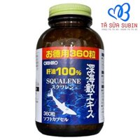 Sụn Vi Cá Mập Orihiro Squalene Nhật 360v viên