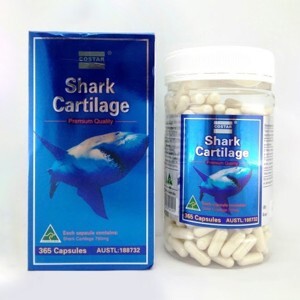 Sụn cá mập Costar Blue Shark Cartilage - 750mg 365 viên