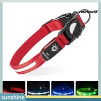 [Sun] Vòng cổ chó LED USB có thể sạc lại Đèn cổ chó thoải mái chống thấm nước phát sáng Vòng cổ an toàn cho thú cưng để đi bộ ban đêm