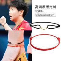 Sun Yingsha Vòng Tay Kỷ Niệm Cặp Đôi Đơn Giản Dây Đỏ Nụ Cười Benming Năm Vòng Tay May Mắn Dệt Điều Chỉnh Sáng Tạo LF8.12