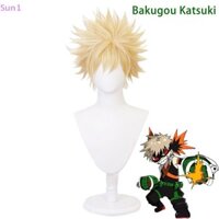 Sun1 > My Hero Giới Học Thuật Bakugou Katsuki Anime Cosplay Chống Đỡ Tóc Giả Ngắn Vải Lanh Tóc Vàng Rỗng Đảng Chịu Nhiệt Tổng Hợp Tóc Giả Tốt