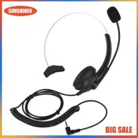 【SUN】2.5 Headphones Telephone Headset With Microphone Traffic Headset Call