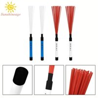 [Sunage] 1 Cặp Bộ phận gõ trống Jazz Cajon Drum Brush Sticks Nylon [ÂM NHẠC]