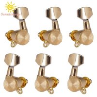 [Sunage] Bộ chỉnh khóa chốt dây đàn Guitar cải thiện đầu máy điều chỉnh đàn Guitar 3L3R6L6R [ÂM NHẠC]