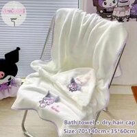 Sunborui Anime Bộ Khăn Tắm - 3 Mảnh KuromMelody Mặt Mềm Khăn Microfiber Cho Phòng Tập Gym Thể Thao Áo Tắm Spa VN