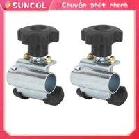 SUNCOL 2 Chiếc Bàn Xe Lăn Bảng Giá Đỡ Phụ Kiện Thay Thế Cố Định Thép Không Gỉ Ăn Chân Đế