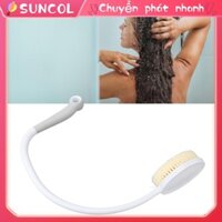 SUNCOL Máy chà sàn cong lưng dễ sử dụng Bàn chải tắm bằng nhựa PP thoải mái có thể uốn cong hình chữ U dành cho sau phẫu thuật