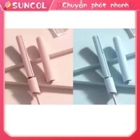 SUNCOL Máy Duỗi Tóc Mini Uốn Dẹt Di Động Làm Nóng Nhanh Chống Bỏng Cho Gia Đình Ký Túc Xá Du Lịch