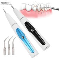 SUNCOL Máy siêu âm cầm tay tẩy vết bẩn răng Làm sạch làm trắng vệ sinh miệng