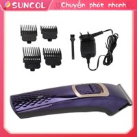 SUNCOL Tông Đơ Điện Sạc Tiếng Ồn Thấp Cắt Tóc Chuyên Nghiệp Có Thể Điều Chỉnh Hướng Dẫn Lược Phích Cắm EU 220‑240V