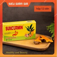 Suncurmin - giam viem loet da day, an khong tieu, day hoi, truong bung, o hoi, o chua (hop 12 vien)