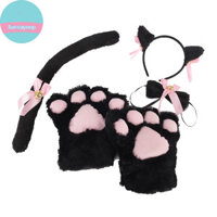 Sund 5 Cái / bộ Mèo Cosplay Trang Phục Mèo Đuôi Tai Cổ Chân Găng Tay Bộ Dễ Thương VN