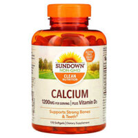 Sundown Naturals Calcium Plus Vitamin D3 600 mg 170 Softgels