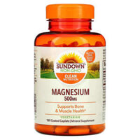 Sundown Naturals Magnesium 500 mg 180 Coated Caplets
