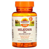 Sundown Naturals Melatonin 5 mg 90 Tablets