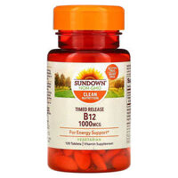 Sundown Naturals Time Release Vitamin B12 1,000 mcg 120 Tablets