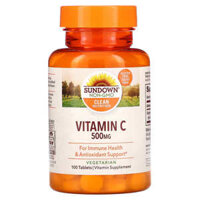 Sundown Naturals Vitamin C 500 mg 100 Tablets