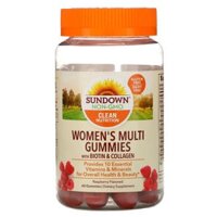 Sundown Naturals Women’s Multivitamin Gummies with Biotin Raspberry Flavored 60 Gummies