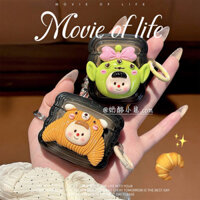 Sừng ba chiều Nhiều bé gái Thích hợp cho Vỏ bảo vệ Airpods4 Vỏ tai nghe Bluetooth thế hệ 1 / 2 của Apple airpodpro2