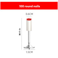 Súng Bấm Kim Mini Trần Dụng Cụ Giảm Thanh Cốp Súng Móng Tay Tích Hợp Thiết Bị Cố Định Móng Tay Trang Trí Nước Và Điện Súng Bấm Kim Súng