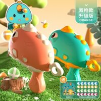 Súng bắn bóng dính khủng long đồ chơi trẻ em thông minh tương tác giữa cha mẹ và con cái