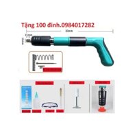 SÚNG BẮN ĐINH hạt nổ có 100 đinh đi kèm.loại 1 chuẩn